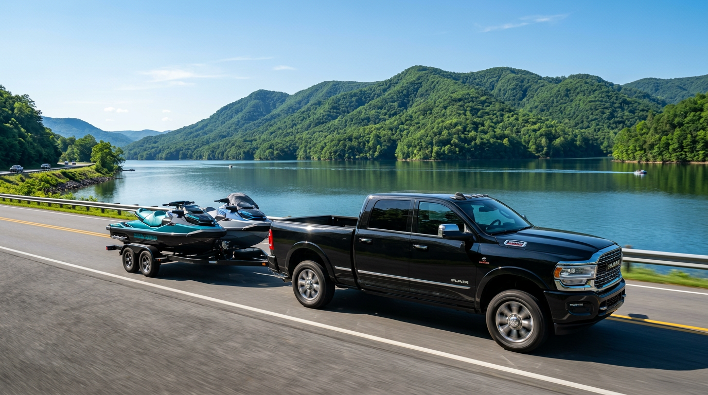 Truck at South Holston Lake Tennessee — used trucks Bristol TN Fast Track Automotive